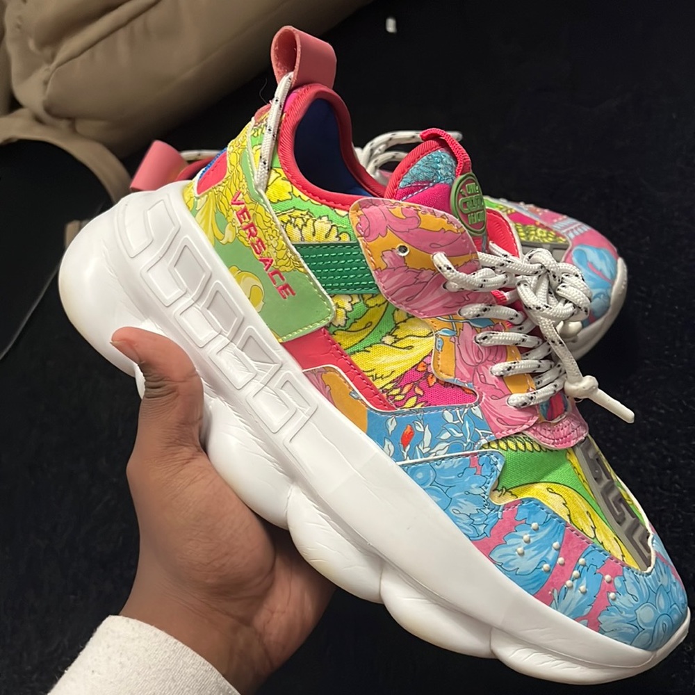 Versace Chain Reaction Fluo Barocco-AUTH